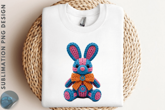 Download Cute Easter Bunny PNG, Faux Yarn Crochet - Cute easter bunny Collection
