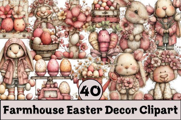 Download Farmhouse Easter Decor Clipart - Farmhouse easter decor Collection