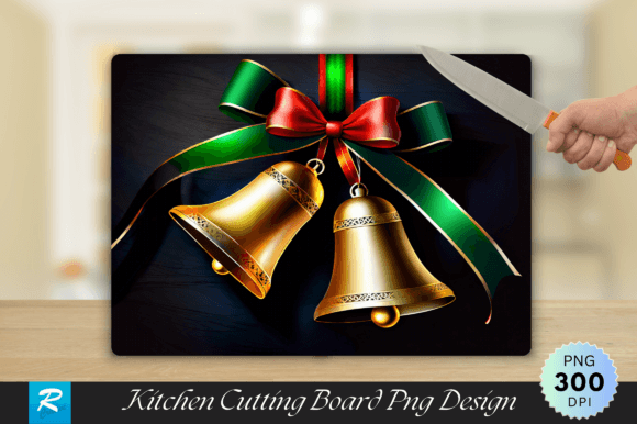 Download Bells Ribbons Walnut Wood Cutting Board - Wood cutting Collection